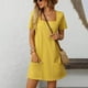 thumbnail image 4 of Vestido de Verano de Manga Larga, Encaje Suelto de Denim de Moda con Estampado Floral para Uso Casual Y Diario, 4 of 7