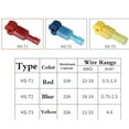 thumbnail image 4 of fashionhome 120pcs Scotch Lock Wire Crimp Terminals Electrical Cable Connectors Fast Quick Splice Lock, 4 of 8