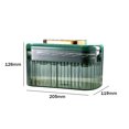 thumbnail image 3 of Tipo de prensa Bandeja de caja de hielo Cubo de hielo de gran capacidad para café de cerveza (verde oscuro) Ndcxsfigh Libre de BPA, 3 of 6