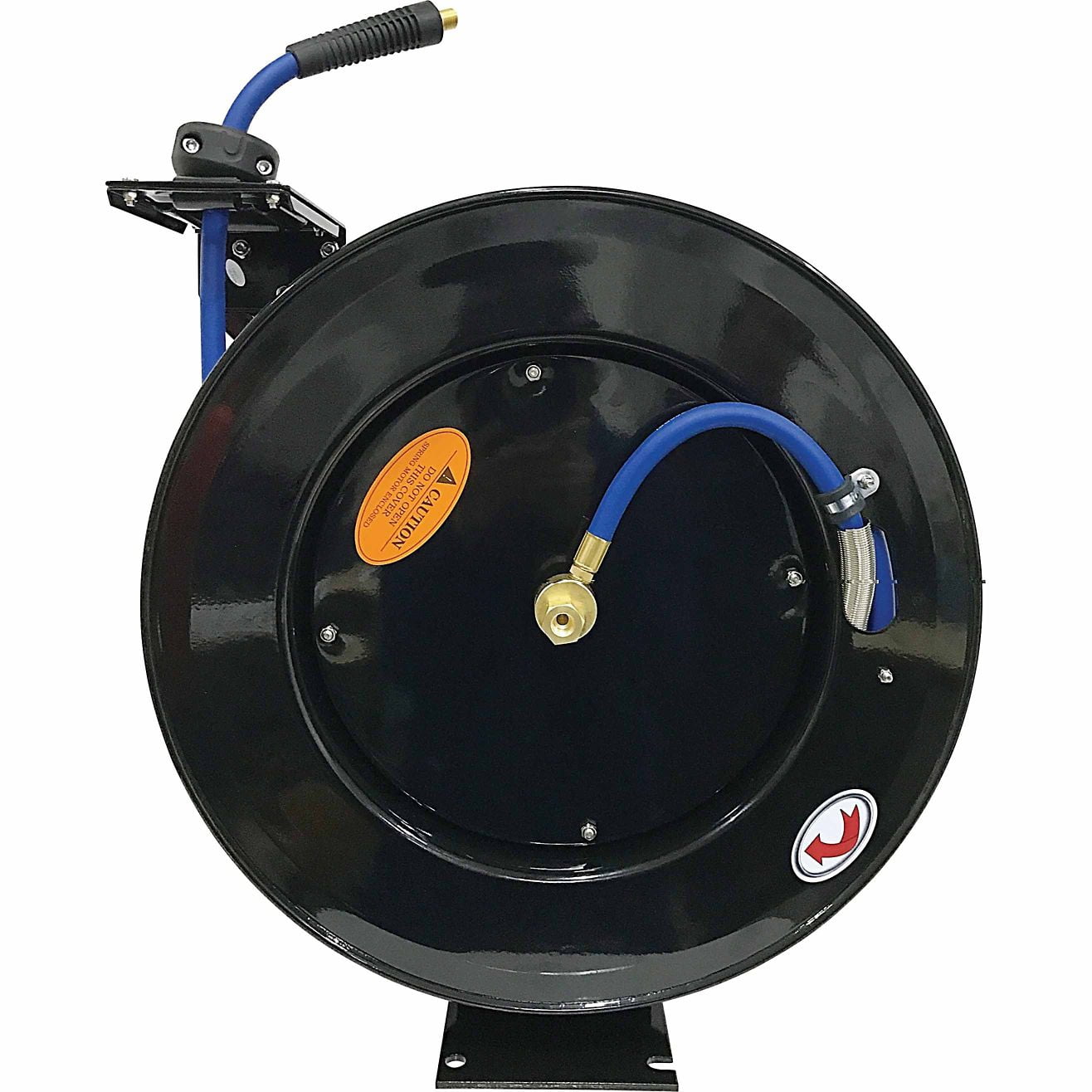 JobSmart 3/8 in. x 75 ft. Spring Driven Air Hose Reel