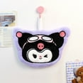 thumbnail image 3 of Cartoon Cute Hanging Hand Towels | Absorbent Thickened Kitchen Handkerchiefs | Children's Bathroom Drying Hand Towels, 3 of 9