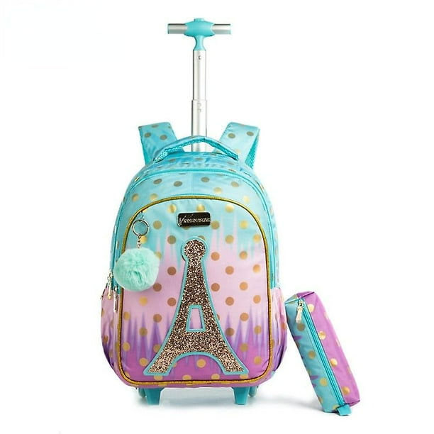 Mochila escolar 3 en 1 para ninos con ruedas mochila escolar con ruedas para ninos mochila de lona para adolescentes y ninas bolsas de viaje con ruedas Walmart en linea