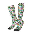 thumbnail image 2 of Balery Watercolor Flowers Printed Novelty Socks Men's Women's Crew Socks Sports Socks Knee High Socks Cotton Socks Quirky and Cool Socks, 2 of 9