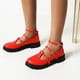thumbnail image 1 of Zapatos de cuero para mujer Inglaterra boca baja gruesa con zapatos individuales cinturón Retro hebilla estudiante Wmkox8yii ghj2525, 1 of 7