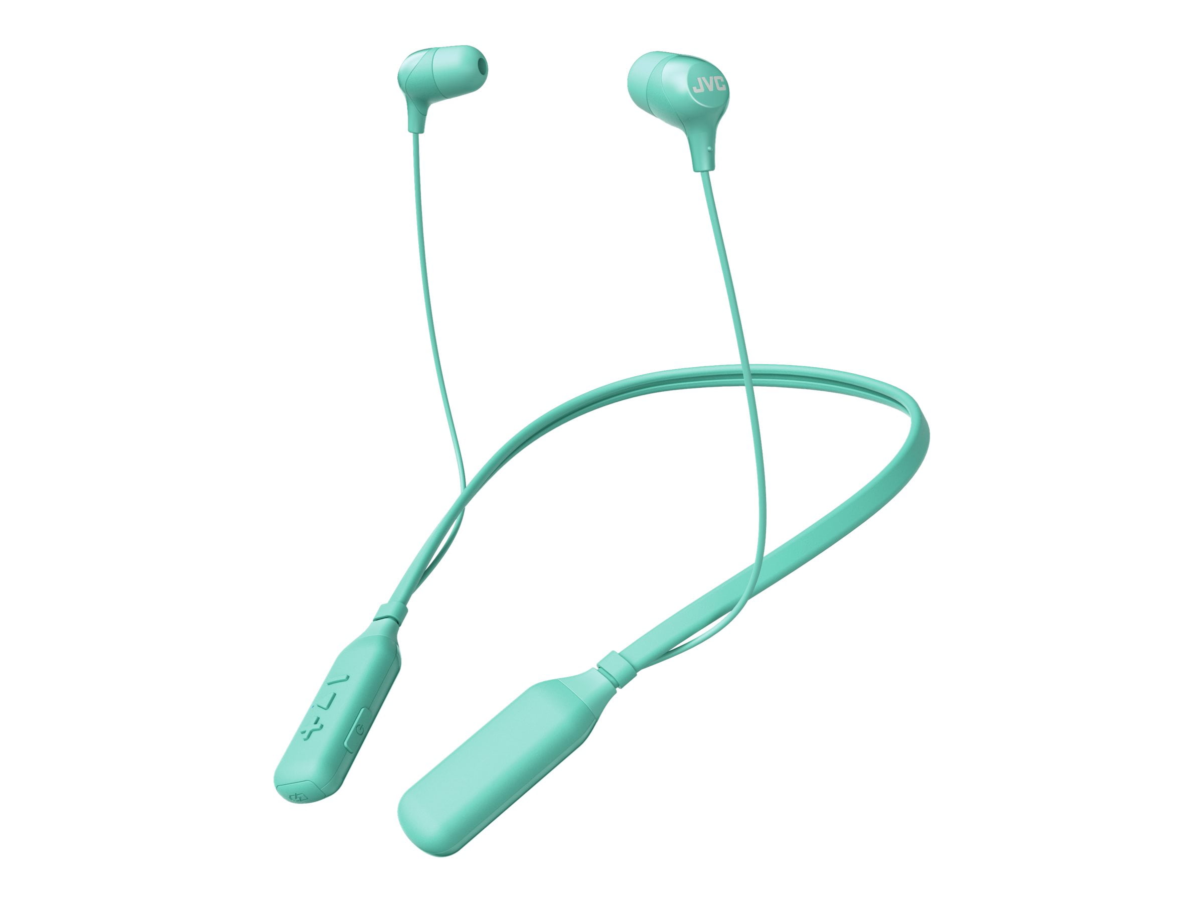 JVC HAFX39BT Marshmallow Earphones with mic inear behindthe