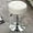 White, variant on Adjustable White Vanity Stool, Swivel Vanity Chair for Makeup Room, Small Stool Chair for Vanity Bathroom Living Room, Round Ottoman Makeup Chair, PU Leather
