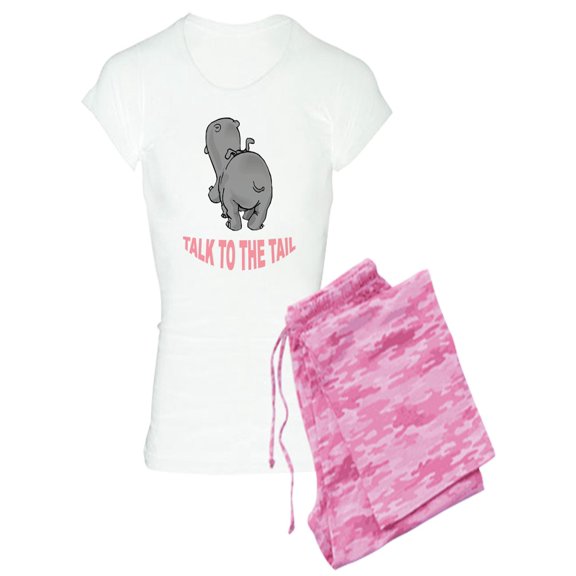 CafePress - Hippo Talk To The Tail - Women's Light Pajamas