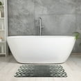 thumbnail image 5 of REGALWOVEN Absorbent Bath Mat Rug, Geometric Patterns Bathroom Mat, Non-Slip Carpet for Kitchen, Shower, Dark Grey 16" x 24", 5 of 6