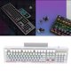 thumbnail image 3 of mecánico para juegos Carga inalámbrica 104 teclas, apariencia simple, blanco jinwen Teclado mecánico, 3 of 8