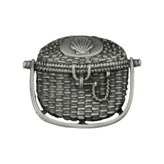Acorn Manufacturing DPBPP Artisan Collection Nantucket Basket Knob, Antique Pewter