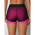 thumbnail image 7 of ALove Women Mesh High Waisted Beach Board Shorts With Pockets Swim Shorts Bath Suit Bottoms, 7 of 7