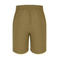 thumbnail image 3 of Mgmyaa Men's Casual Shorts Drawstring Elastic Waist Beach Short Pants with Pockets, 3 of 5