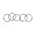 thumbnail image 2 of MasteelfCA 100pcs Metal Loose Leaf Binder Rings Multi-purpose Loose Paper Notebook DIY Photo Album Rings Keychain Rings, 2 of 7
