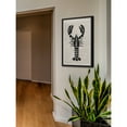 thumbnail image 4 of "Lobster Contour" Framed Painting Print, 4 of 5