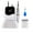 White, variant on Wave Desktop Cordless Base Electric Nail Drill Machine 35000rpm Drill Set For Manicure Pedicure Rechargeable Battery Wireless ,Lightweight and Portable