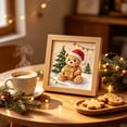 thumbnail image 6 of Christmas DIY Color Diamond Art Kits for Adults, Santa Claus Snowman Teddy Bear Crystal Bead Art Set, 3D Embossed Handmade Canvas Art, Home Wall Table Decor, Stress Relief Craft & Xmas Holiday Gift, 6 of 9