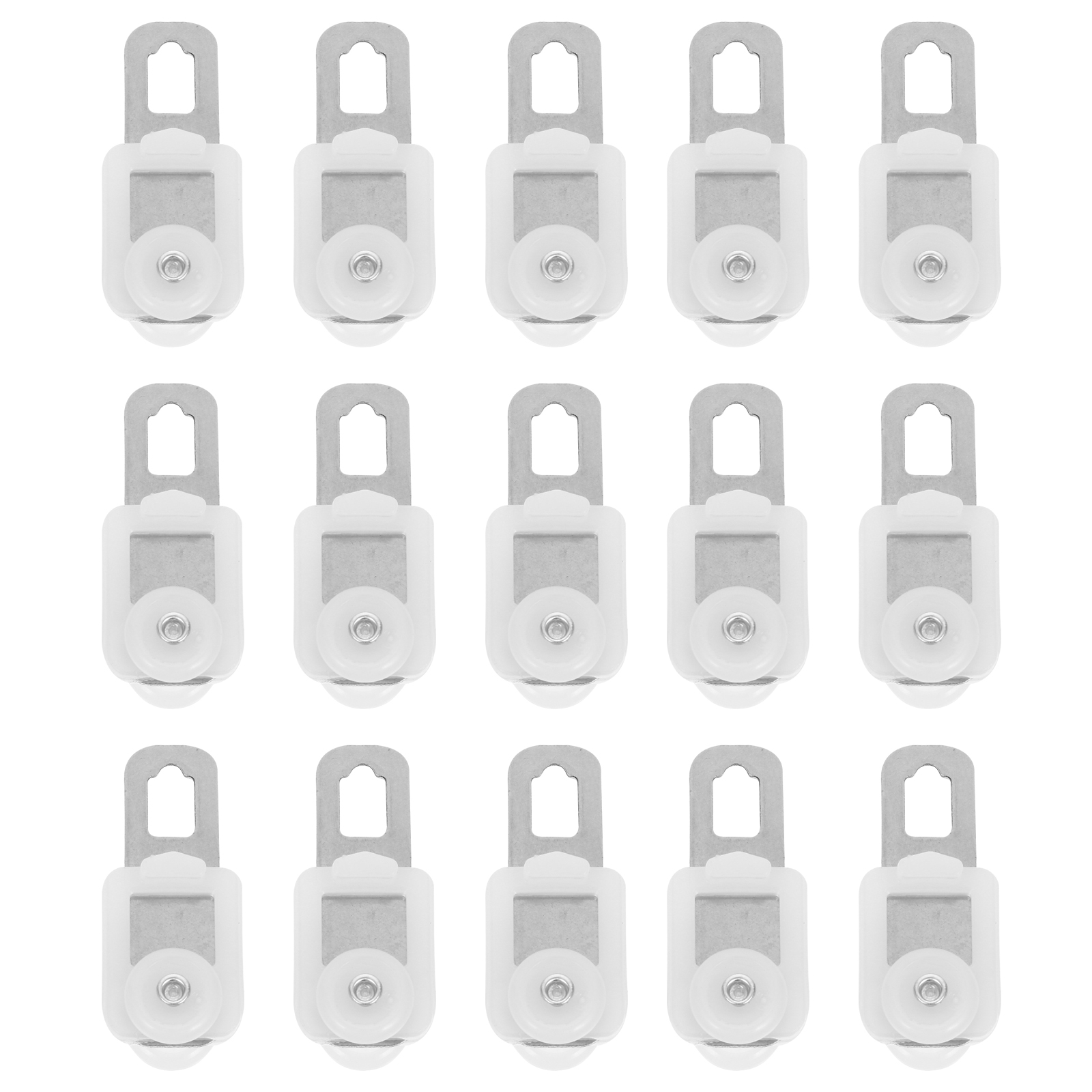 OUNONA 50pcs Heavy Duty Curtain Track Glider Hooks Curtain Track