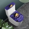 thumbnail image 2 of HELLHERO Bat Pumpkin Pattern Toilet Seat Lid Cover Adjustable Toilet Lid Covers & Pack of 2 for Hotel Home Easy to Clean Elastic Edge, 2 of 8