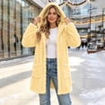 thumbnail image 6 of Ihhxva Plus Size Women's Cardigan Sweater Hooded Warm Winter Coat Loose Fit Multi-Pockets Long Sleeve Cozy Casual Cold Weather Outings S-2XL, 6 of 9