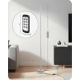 thumbnail image 6 of EDISHINE 57.5" Dimmable Modern Floor Lamp for Living Room with Remote, 1 Pack, Silver, 6 of 7