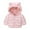 Pink, variant on Cethrio Kids Girls Winter Coats, Printed Lightweight Thermal Zip up Puffer Jackets Purple Size 6-12 Months