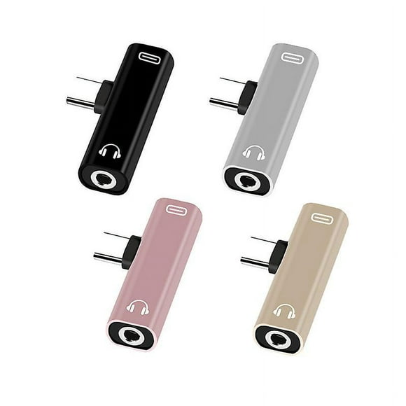Type C Usb C To 3.5mm Aux Audio Cable Headphone External Microphone Audio Jack Headphone Microphone Adapter
