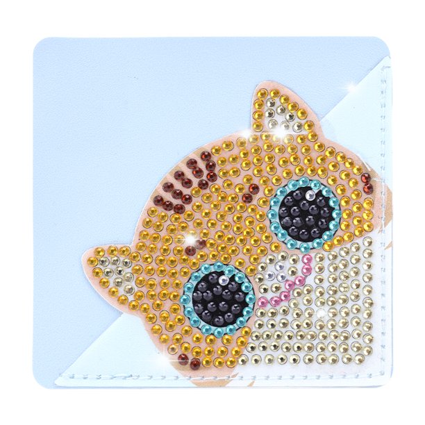 DIY Diamond Art Bookmarks Art Craft 5D Cute Cat Triangle para Home Office School Hugtrwg Para estrenar