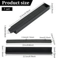 thumbnail image 2 of 8.7x1.18x0.78inch Black Wood Signature Punching Tool Bookbinding Punching Guide Set for DIY Crafts Notebook Journals Planners DIY Black, 2 of 6