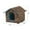 B, variant on Darzheoy Cat Houses for Outdoor Cats, Waterproof and Insulated, Safe Pet House and Kitty Shelter for Cat or Small Dog to Stay Warm & Dry