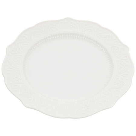 

Bestonzon Ceramic Dinner Plate Porcelain Serving Dish Round Salad Dessert Plate for Kitchen