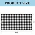 thumbnail image 3 of Black White Plaid Fluorescent Light Covers, Gradient Geometric Buffalo Checkered Magnetic Light Covers for Ceiling Lights, Fluorescent Ceiling Shade Filters for Classroom Bedroom Office 4x2Ft x 4PCS, 3 of 8