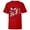 Red, variant on Mickey Mouse Family Star Sis of the Birthday Boy - Short Sleeve T-Shirt for Kids - Customized-White