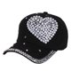 thumbnail image 4 of Gorra de Béisbol Zulema con Perlas de Imitación Ajustable para Mujer Negro, 4 of 5