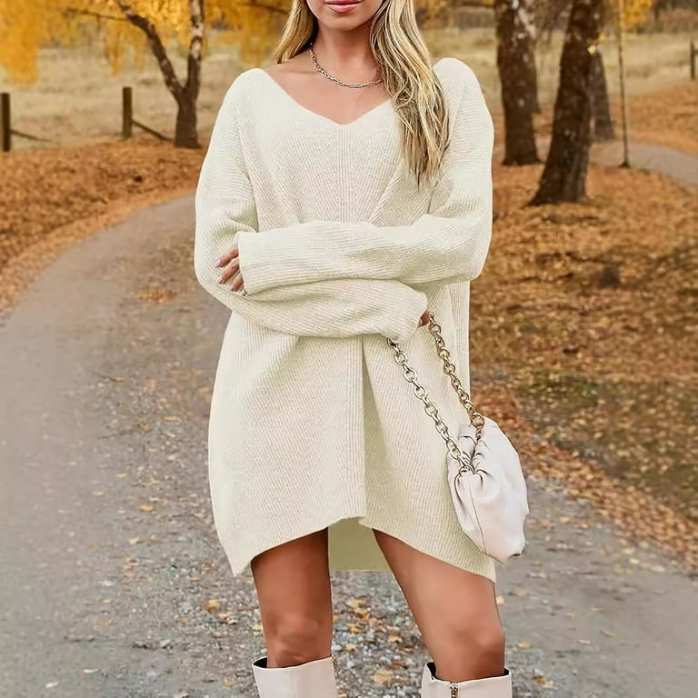 chinese dress ladies What You Need Oatmeal Brown Midi Sweater Dress – Shop the Mint main image 0