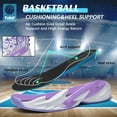 thumbnail image 2 of Bolognifi Men's High Top Basketball Shoes Enhance Ankle Support and Non Slip Rubber Soles, 2 of 6