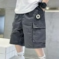 thumbnail image 3 of breaise Boys Cargo Shorts Youth Quick Dry Pull-On Hiking Shorts 2025 Summer Kids Multi-Pockets Cargo Shorts, 3 of 7