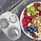 thumbnail image 2 of Egg Slicer 3In1 Stainless Steel Egg Cutter For HardBoiled Eggs, Strawberry Slicer, Mushroom Dicer, Soft Fruit, 2 of 5