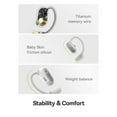 thumbnail image 6 of Baseus Open Ear Headphones True Wireless Earbuds Bluetooth 5.3 Open Ear Headphones Sport Earphones,White, 6 of 10