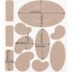 thumbnail image 1 of Pegatinas para el talón Almohadillas de burbujas impermeables Almohadillas antiabrasivas para el talón (10 hojas) ShuxiuWang 8390612245596, 1 of 1