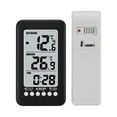 thumbnail image 2 of Termocouple Grados LCD Celsius /℉ Medidor Digital de Temperatura de Reloj Inalámbrica de Interiores /Termómetro Exterior Con Transmisor, 2 of 6