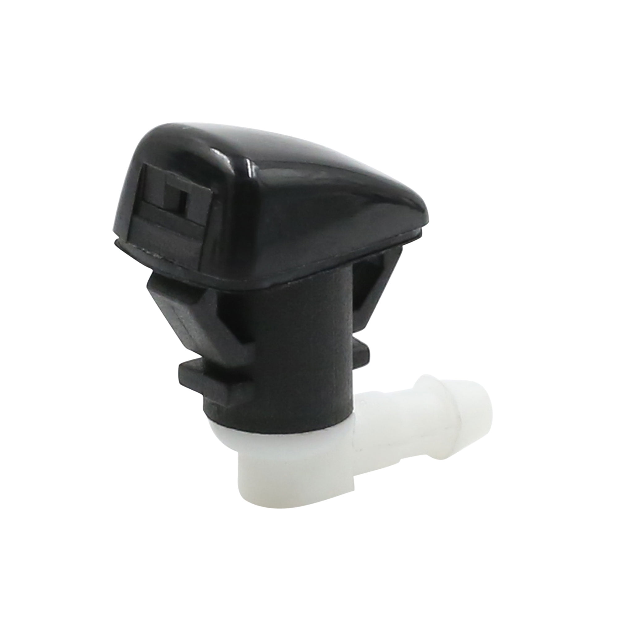 Universal Black White Windshield Washer Nozzle Cleaning Sprayer for Car 30.5 x 22mm