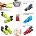 thumbnail image 3 of Refrigerator Food Sealer Clip Anti-skid Sealing Clamps Multi-functional Tickets Receipt Document Clips Home Kitchen Office Red, 3 of 7