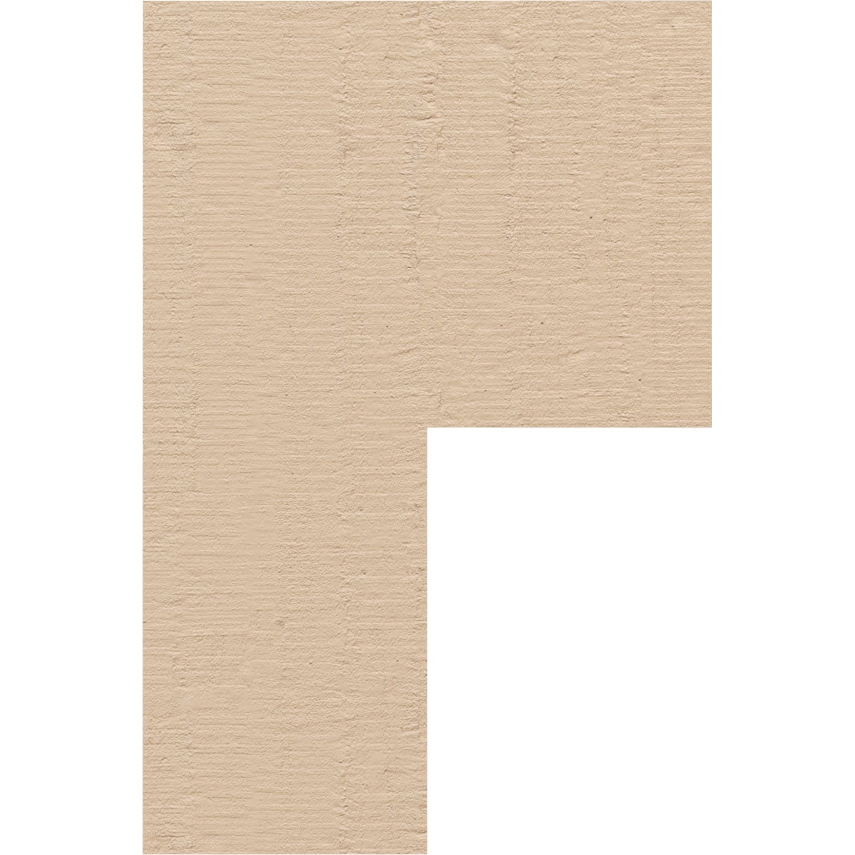2"W x 4"D x 6"H Classic Chapel Hill Rough Cedar Woodgrain TimberThane Corbel, Primed Tan