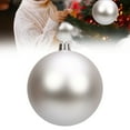 thumbnail image 2 of 4.7'' Christmas Ball Ornaments - Large Christmas Ornaments,1Pcs Shatterproof Plastic Christmas Ornaments Hanging Ball Decorations for Xmas Tree, Holiday, Wedding, Party(Z1-Silver), 2 of 5