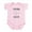 Petal Pink, variant on CafePress - Trauma Queen Baby Light Bodysuit - Baby Light Bodysuit, Size Newborn - 24 Months
