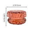 thumbnail image 3 of Elegant Diamond-Cut Glass Candle Jar | for Home, Party, Office Decorations, 3 of 4