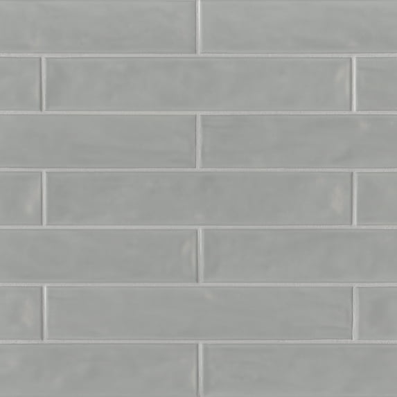 Bedrosians Sorrento Gloss Ceramic Tile 3" x 16", Grigio (18-Pack, 5.53 SF)