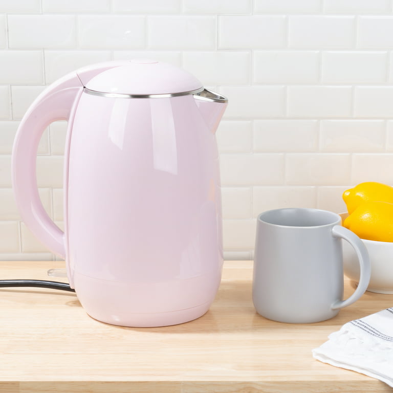 1.8L Classic Cuisine Electric Kettle - Auto-Off Rapid Boil Water Heater,  Pink 