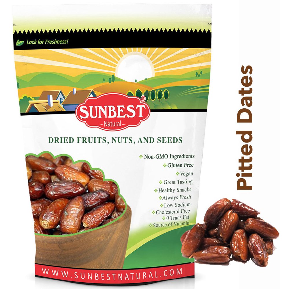 Sunbest Natural Deglet Noor Dates (Dried Pitted Dates ) 15oz Walmart