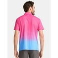 thumbnail image 4 of Birdie Bound Men's and Big Men's Novelty Print Golf Polo Shirt, Sizes S-5XL, 4 of 5